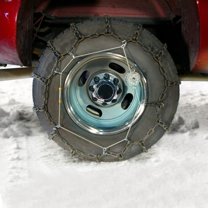 Scaled image of Chained tightner on tire