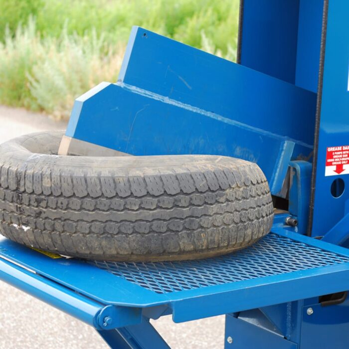 Scaled image of wheel recycling in TSI equipment
