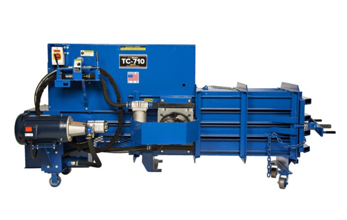 Display of TC 710 1 Phase Recycling Baler