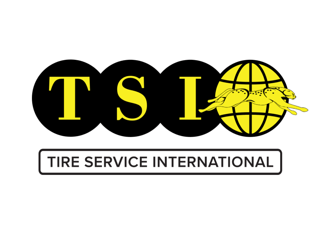 TSI emblem with black circles and leaping cheetah