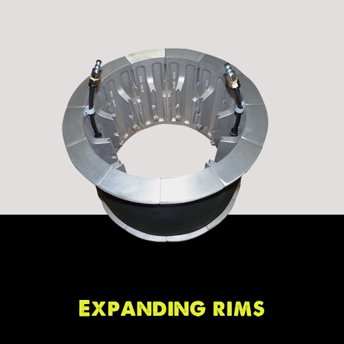 Display of Expanding Rims equipment