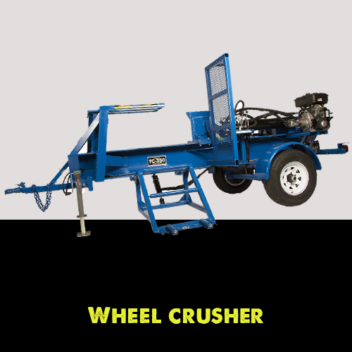 TSI wheel Crusher Equipment by Tire Service International