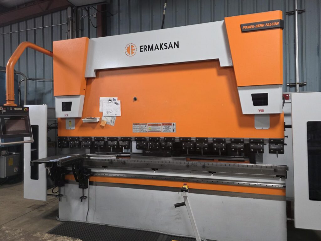 Precision fiber laser cutting sheet metal at Tire Service International
